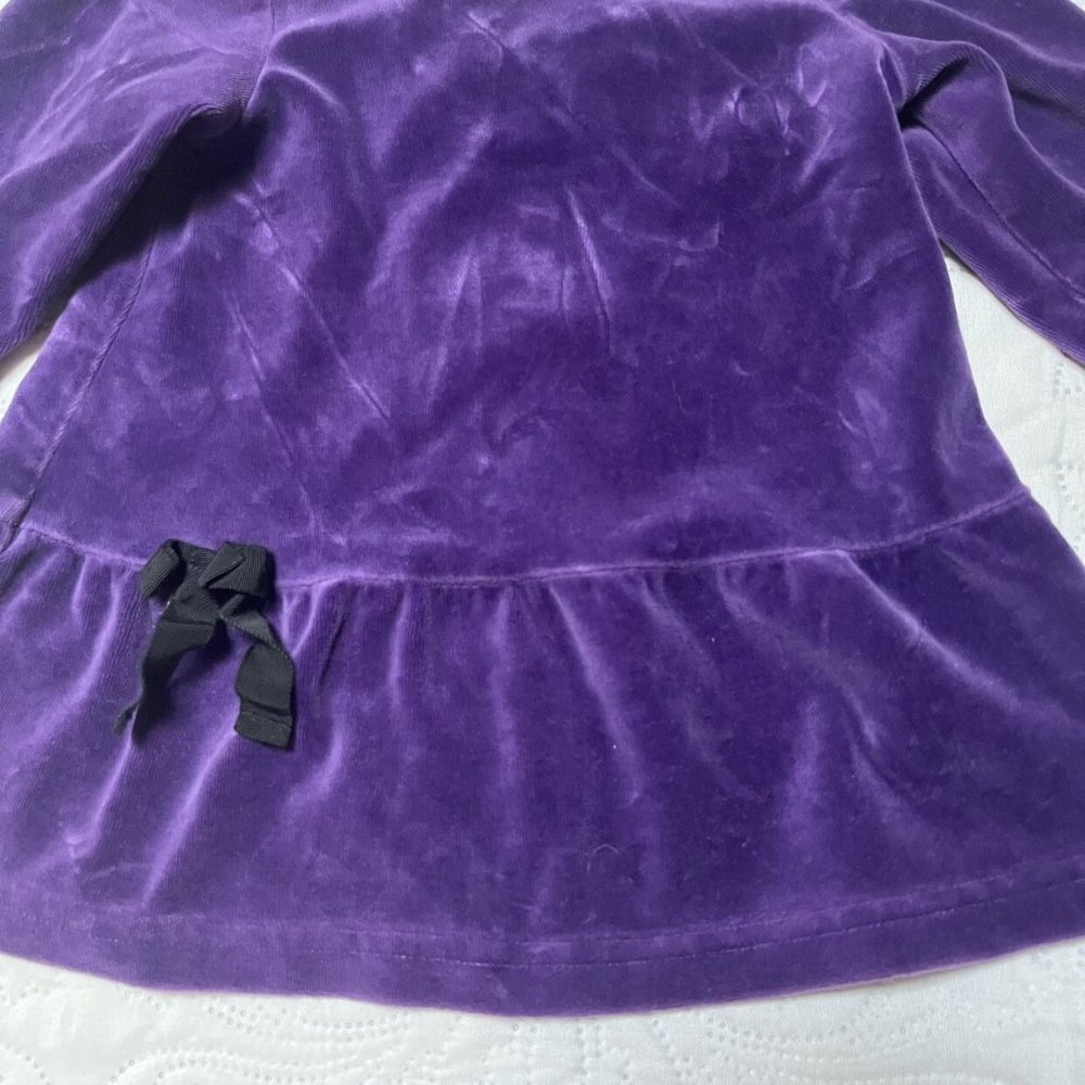 Hanna Andersson Softest Velour Dress 6-12m - Picture 3 of 5